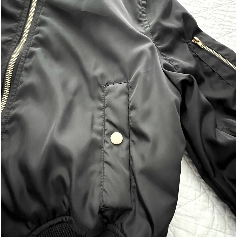 Stylish Bomber Jacket with Gold Finishes - Picture 7 of 12